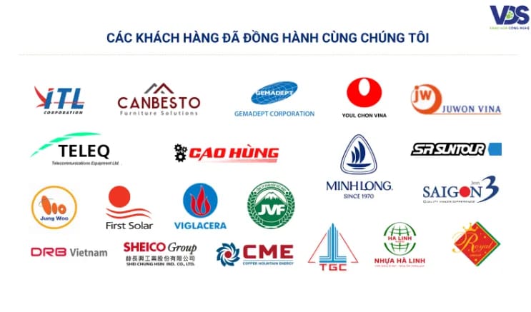 Các đối tác và khách hàng của VDS