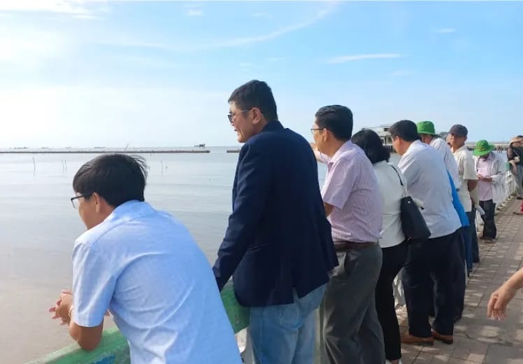 Đoàn khảo sát dự án rừng ngập mặn tại Bạc Liêu
