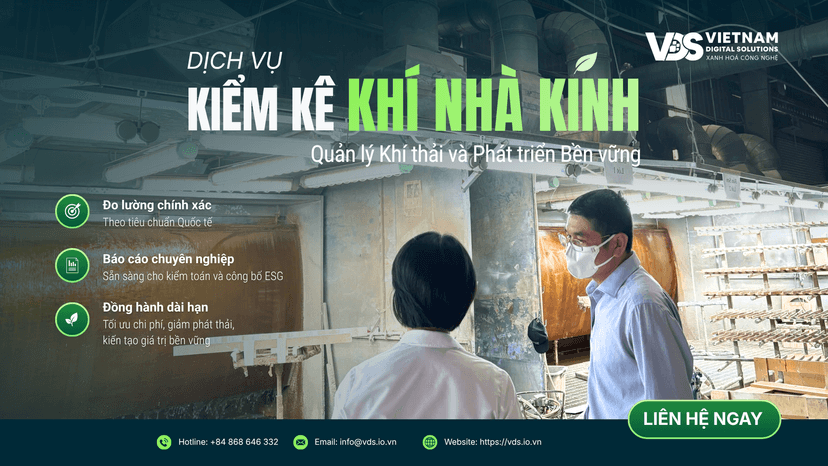 Dữ liệu kiểm kê khí nhà kính: 4 nhóm doanh nghiệp cần rà soát trước khi lập báo cáo