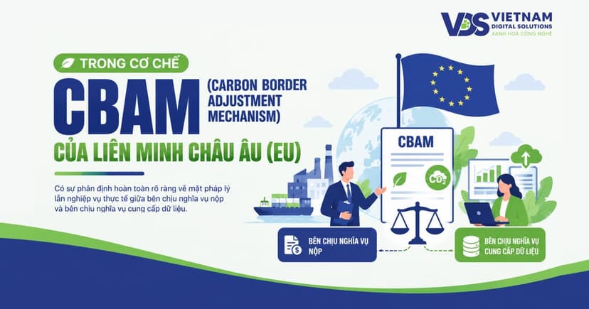 Phân định trách nhiệm trong cơ chế CBAM từ năm 2026: Ai nộp chứng chỉ, ai cung cấp dữ liệu?