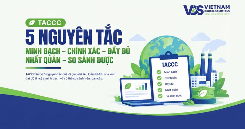 Nguyên Tắc TACCC Trong Kiểm Kê Khí Nhà Kính: 5 Nguyên Tắc Doanh Nghiệp Cần Nắm